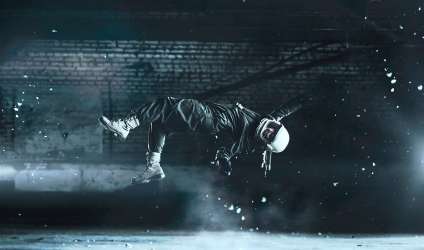 Зимнее фото с эффектами