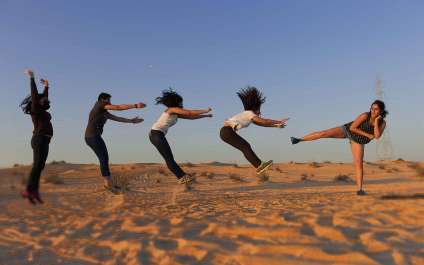 Фото у стрибку