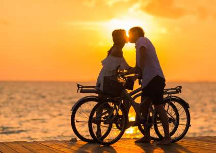 Фото на заході сонця