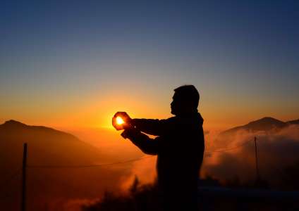 размытое случайное фото